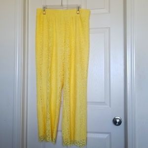 Lace Pants by Issac Mizrahi